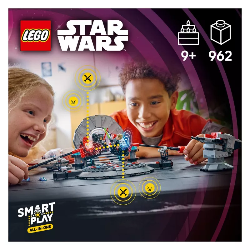 LEGO Star Wars SMART Play: A-Wing e o duelo na sala do trono (75427)