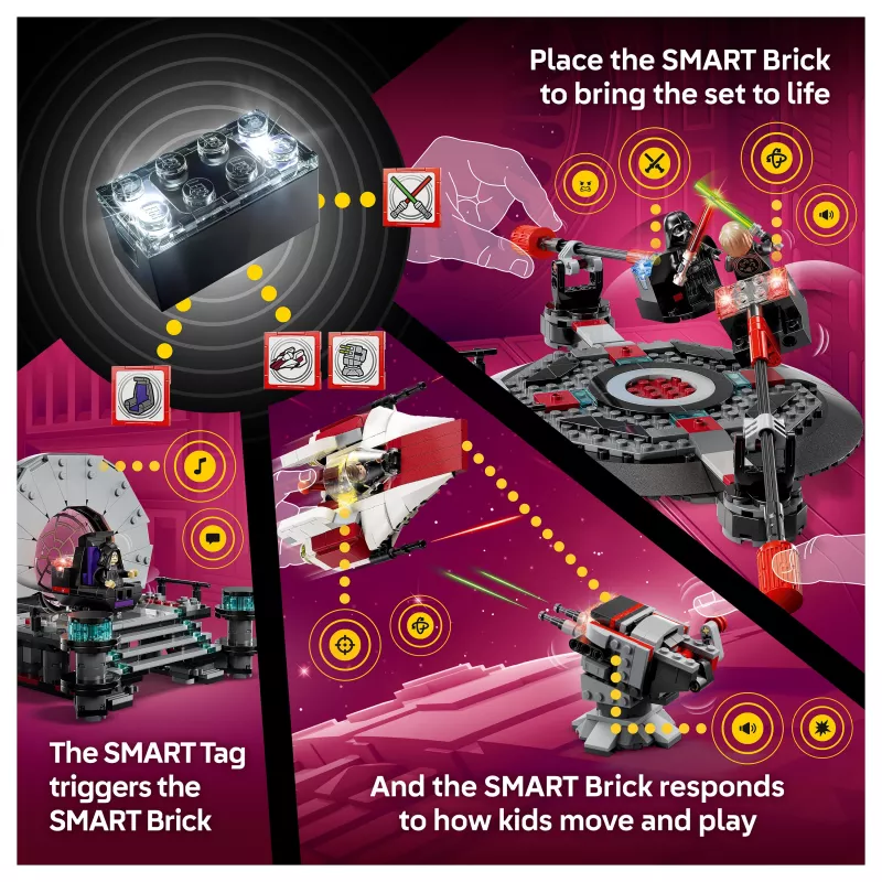 LEGO Star Wars SMART Play: A-Wing e o duelo na sala do trono (75427)