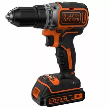 Black & Decker BL186KB-QW berbequim de percussão sem escovas a bateria 18V 1650 RPM (2 baterias de 1.5Ah, carregador, mala)