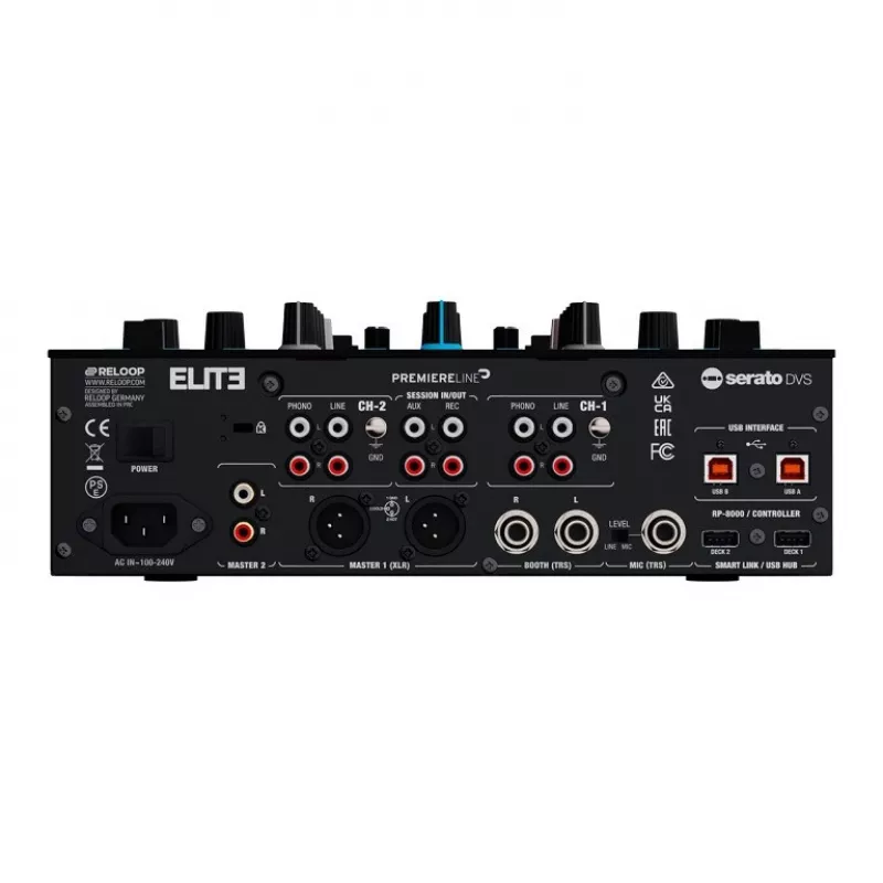 RELOOP Elite – Misturador DVS profissional de 2 canais para Serato DJ Pro