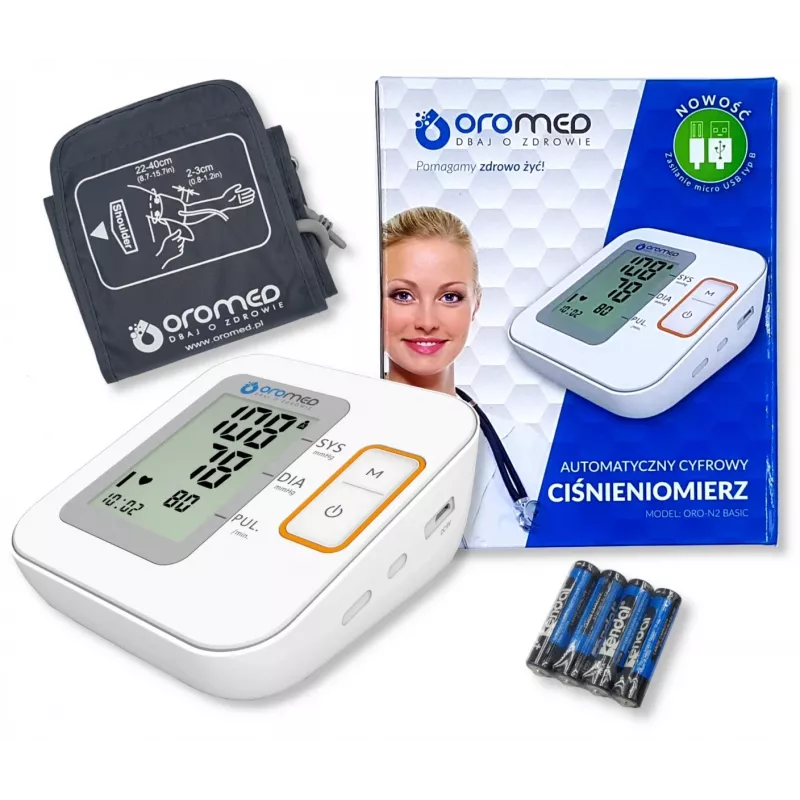 Medidor de tensão arterial de braço oromed Oro-Med ORO-N2 BASIC