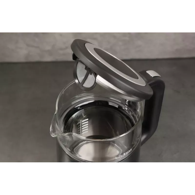 Chaleira elétrica ELDOM C530 NEVO 1,7 L 2200 W preto, transparente