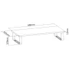 Suporte de secretária para monitor único TECHLY ICA-MS 600TY - preto, 17 inch-32 inch, VESA 75x75/100x100, capacidade 9 kg
