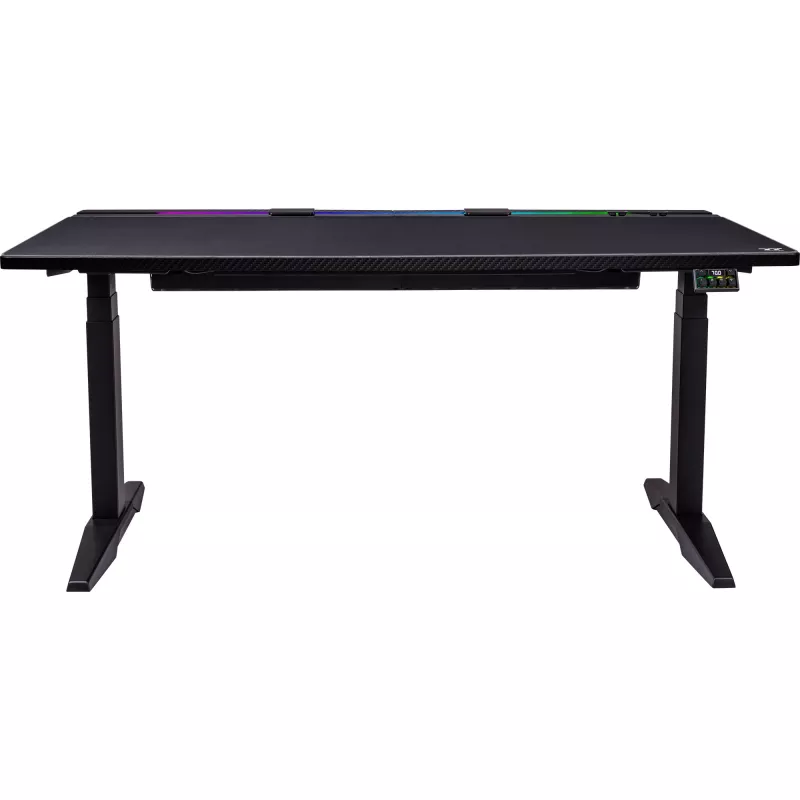 Secretária gaming Thermaltake G700 RGB - preto - fita LED RGB - 16,8 milhões de cores - 1600x800 mm