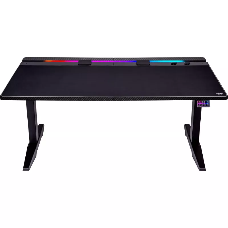 Secretária gaming Thermaltake G700 RGB - preto - fita LED RGB - 16,8 milhões de cores - 1600x800 mm
