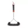 Weber escova de grelhador de três lados 46cm
