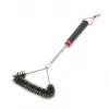 Weber escova de grelhador de três lados 46cm