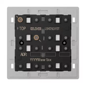 Módulo de botão JUNG KNX LS 4293 1ST, 3 vias, F40, Secure, LS-Design