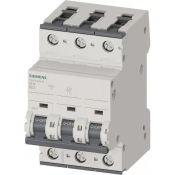 Siemens 5SY4325-6 disjuntor 25 A 3 polos B