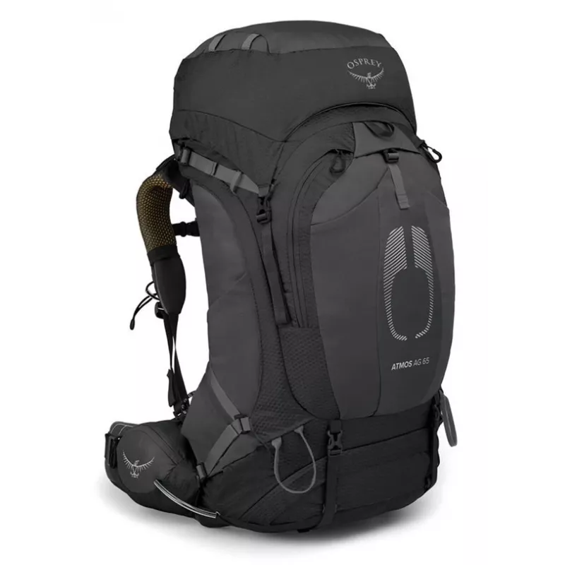 Mochila de trekking Osprey Atmos AG 65 preta L/XL