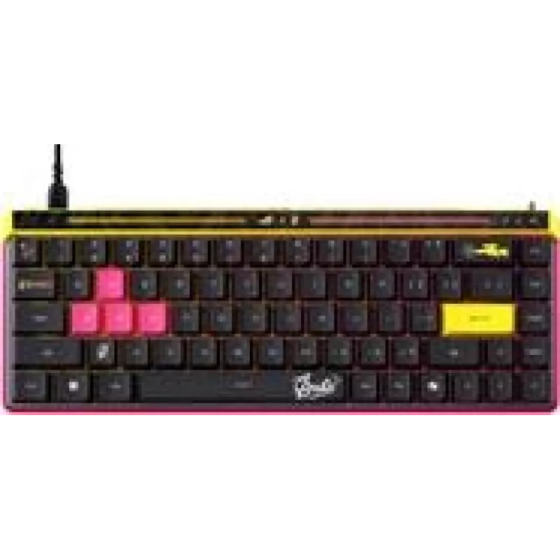 Teclado gaming mecânico ASUS ROG Falchion Ace HFX 65%, switches ROG NX hot-swap, teclas PBT, layout US, preto