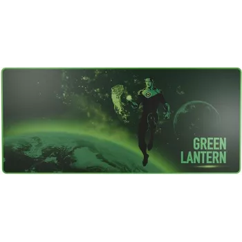 Tapete de rato gaming LEXIP X WARNER Green Lantern XXL - tecido microtecido, bordas costuradas, base de borracha antiderrapante (WAXLXMP0008)