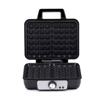 Máquina de waffles elétrica ALPINA 1000W preta