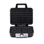 Máquina de waffles elétrica ALPINA 1000W preta