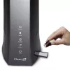 Clean Air Optima CA-603 humidificador ultrassónico com ionizador, 5 l, até 45 m², aromaterapia, higróstato, ecrã LCD, telecomando, preto