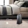 Clean Air Optima CA-603 humidificador ultrassónico com ionizador, 5 l, até 45 m², aromaterapia, higróstato, ecrã LCD, telecomando, preto