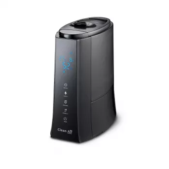 Humidificador ultrassónico Clean Air Optima CA-603 com ionizador, 5,5 l, névoa fria e quente, até 60 m², painel tátil digital, comando à distância, app Wi-Fi