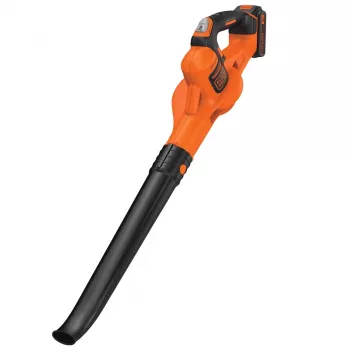 Black & Decker GWC1820PCB-XJ 18V PowerCommand Boost Soprador de folhas com bateria 209 km/h preto laranja