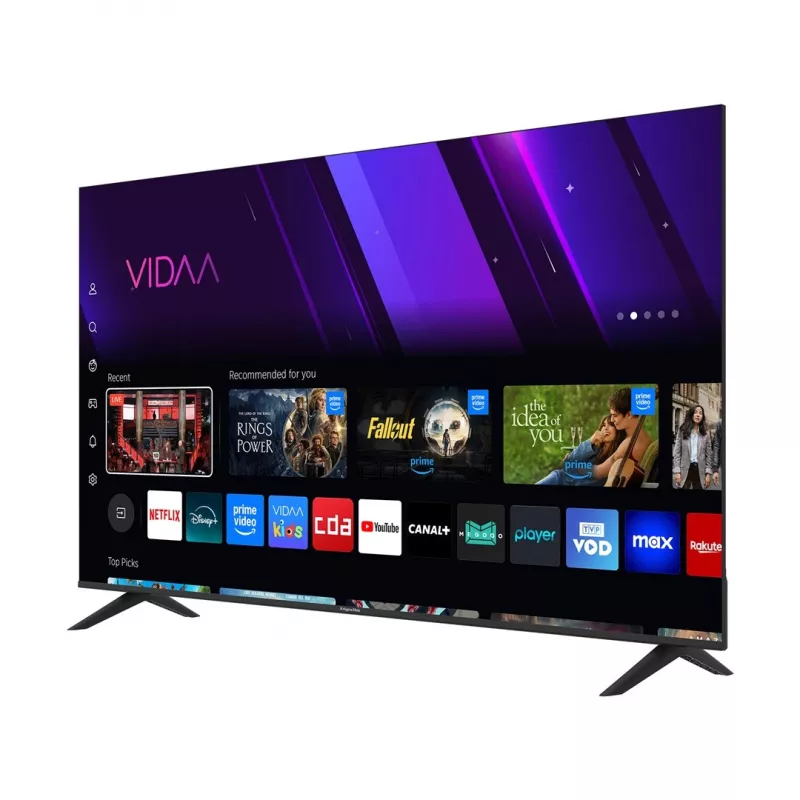 TV Smart 4K UHD DLED KRUGER & MATZ KM0255UHD-V3 139 cm (55 polegadas) Android TV 9.0 Wi-Fi Bluetooth preta
