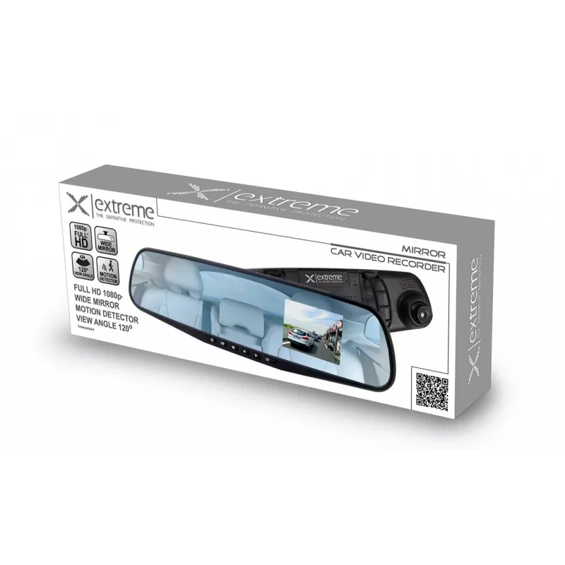 ESPERANZA Extreme XDR103 câmara para automóvel tipo espelho retrovisor 1080p Full HD grande angular 170°