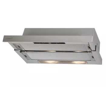 Exaustor telescópico CATA TF 5260 X 60 cm 325 m³/h controlo deslizante LED aço inoxidável classe energética D