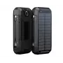 Power bank solar para exterior PowerNeed S20000Q 20000mAh com carregamento sem fios, QC3.0 e PD 20W, preto