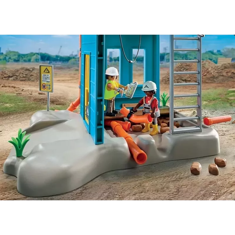 Playmobil Action Heroes 71650 conjunto de brincar de estaleiro