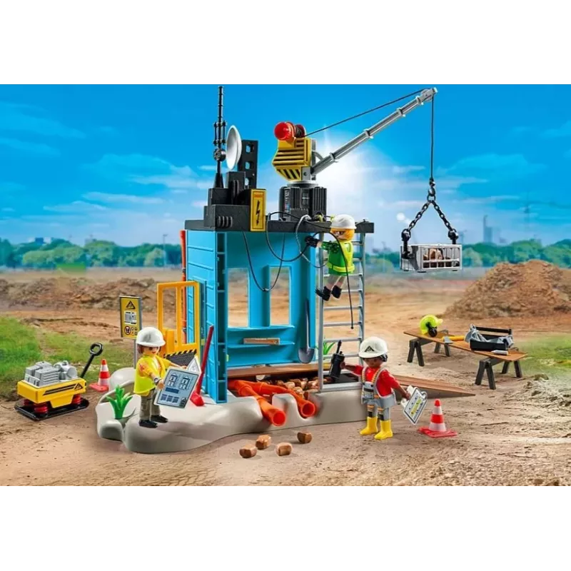 Playmobil Action Heroes 71650 conjunto de brincar de estaleiro
