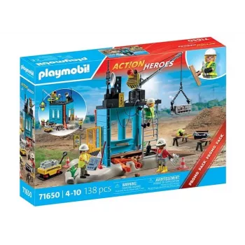 Playmobil Action Heroes 71650 conjunto de brincar de estaleiro