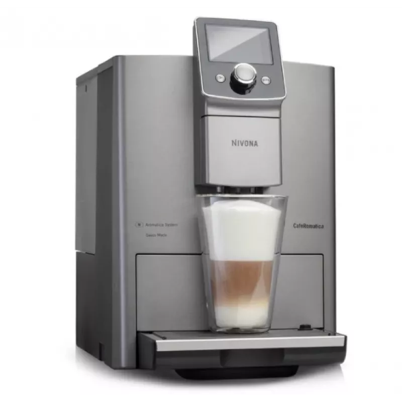 Máquina de café automática NIVONA Cafe Romatica 8 Series NICR 821 titânio/cromado