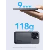 Power bank USAMS 5000mAh 20W PD MagSafe sem fios cinzento