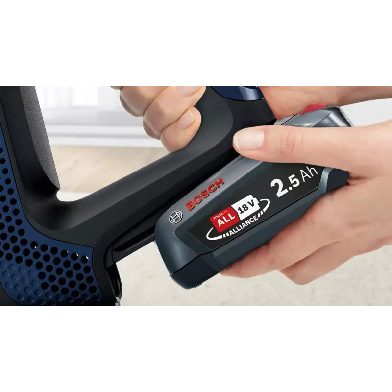Aspirador de pó a bateria Bosch Unlimited Serie 6 BCS611P4A, 0,3 L, preto, 2,5 Ah