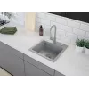 Torneira de cozinha DEANTE cinzento grafite monocomando latão bica em U orientável