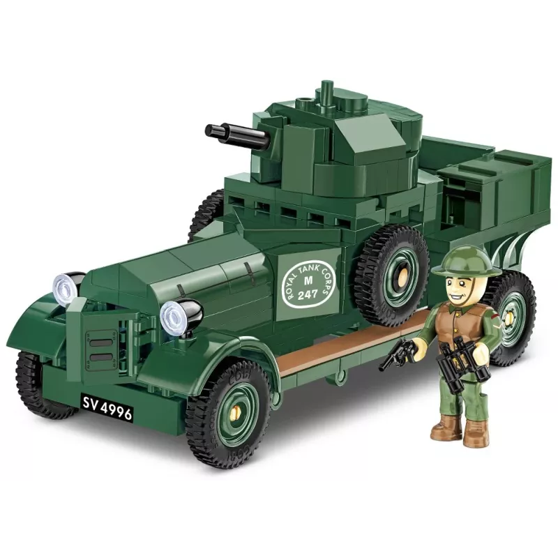 COBI KLOCKI Historical Collection Rolls-Royce Armoured Car 1920 Pattern Mk I conjunto de blocos de construção (226 peças)