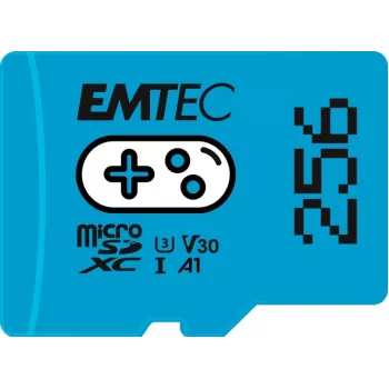 Cartão de memória EMTEC Gaming MicroSDXC 256 GB UHS-I U3 V30 A1