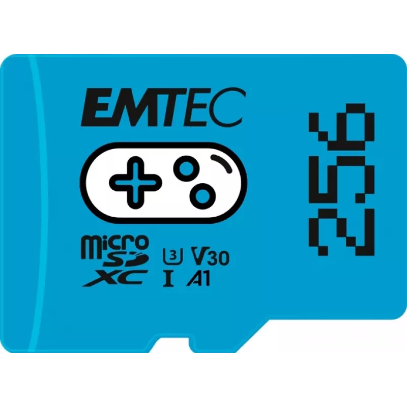 Cartão de memória EMTEC Gaming MicroSDXC 256 GB UHS-I U3 V30 A1