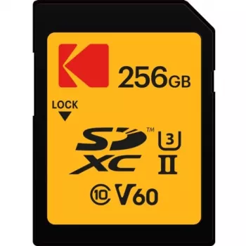 Cartão de memória Kodak SDXC 256GB UHS-II U3 V60 Ultra Pro