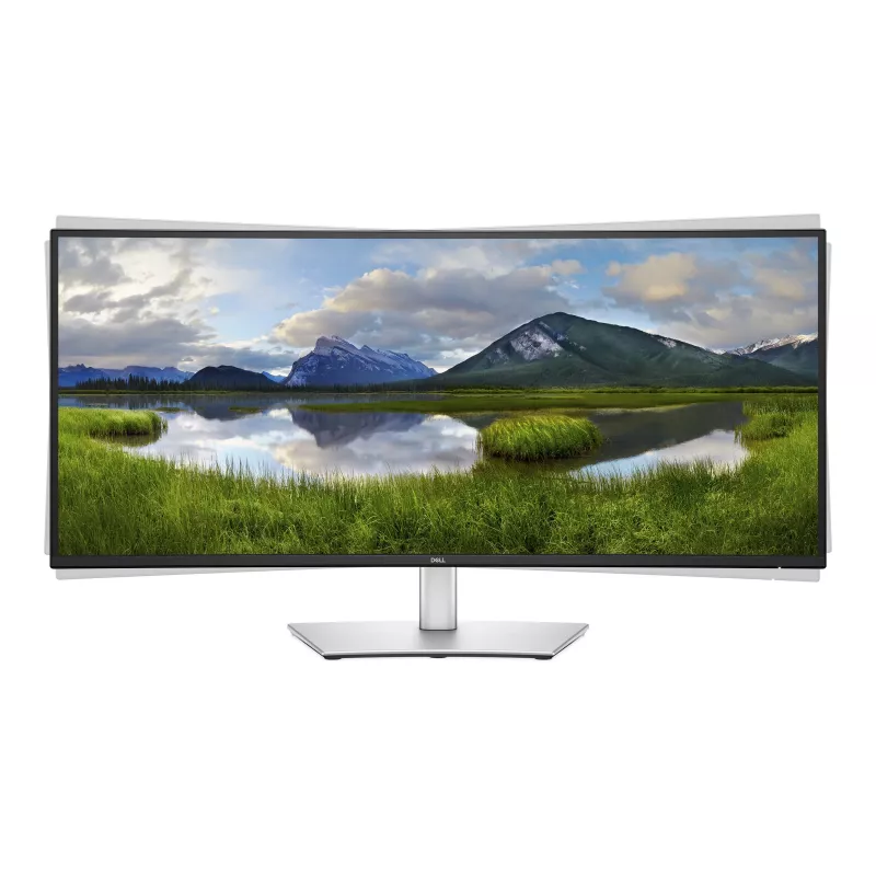 Monitor Dell P3425WE 34 inch IPS 21:9 100 Hz 5 ms 3440x1440 WQHD com hub USB-C e Power Delivery 90W, altura ajustável, rotação, inclinação, 5 anos de garantia