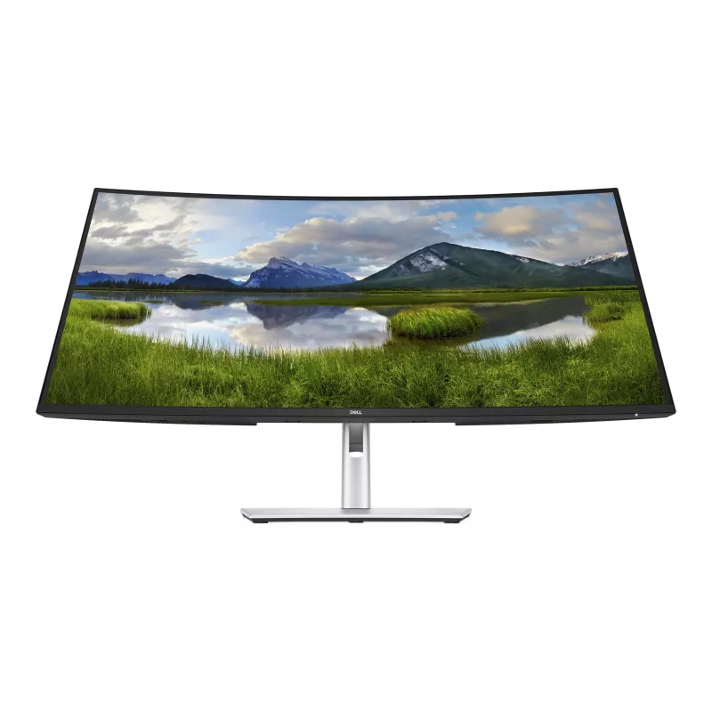 Monitor Dell P3425WE 34 inch IPS 21:9 100 Hz 5 ms 3440x1440 WQHD com hub USB-C e Power Delivery 90W, altura ajustável, rotação, inclinação, 5 anos de garantia