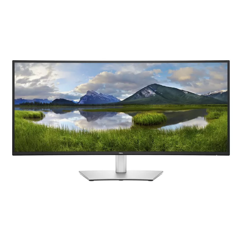 Monitor Dell P3425WE 34 inch IPS 21:9 100 Hz 5 ms 3440x1440 WQHD com hub USB-C e Power Delivery 90W, altura ajustável, rotação, inclinação, 5 anos de garantia