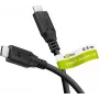WENTRONIC Goobay cabo USB-C USB4 240W 20 Gbit/s Power Delivery 0,5 m preto (74186)