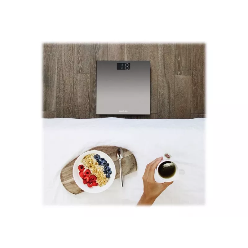 Balança de composição corporal Cecotec Surface Precision 9200 Healthy Smart, capacidade 180 kg, Bluetooth, prateado