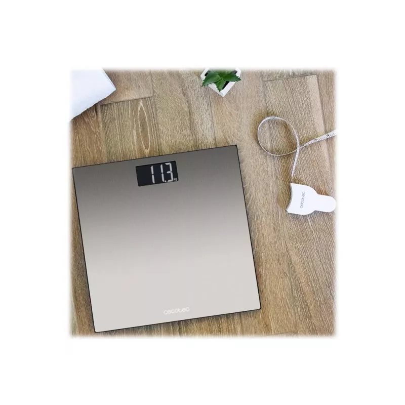 Balança de composição corporal Cecotec Surface Precision 9200 Healthy Smart, capacidade 180 kg, Bluetooth, prateado