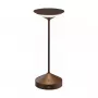 ab+ by Abert Tempo candeeiro de mesa portátil Corten