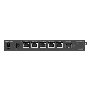 Ruijie Reyee RG-EG406XS-P router gateway cloud multi-WAN, 6x 2.5GE RJ45, 1x 10GE SFP+, 4 PoE, VPN, para rack