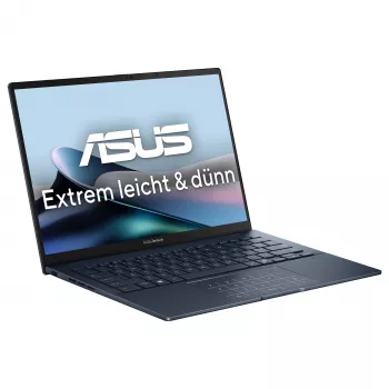 ASUS Zenbook 14 OLED UX3405CA-QD1303W portátil, 14 polegadas WUXGA OLED, Intel Core Ultra 7 255H, 16GB LPDDR5x, 1TB SSD, Windows 11 Home, teclado QWERTZ alemão