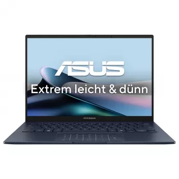 ASUS Zenbook 14 OLED UX3405CA-QD1303W portátil, 14 polegadas WUXGA OLED, Intel Core Ultra 7 255H, 16GB LPDDR5x, 1TB SSD, Windows 11 Home, teclado QWERTZ alemão