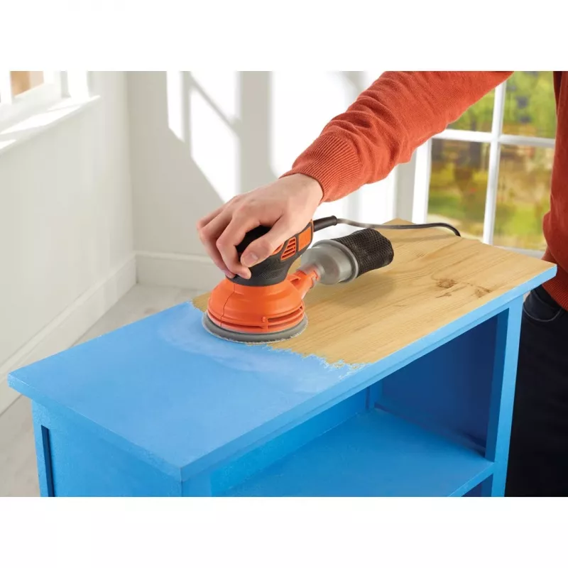 BLACK+DECKER lixadeira excêntrica 240 W, 125 mm, 230 V