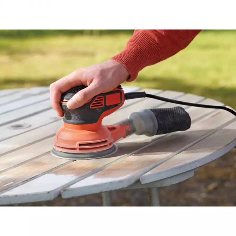 BLACK+DECKER lixadeira excêntrica 240 W, 125 mm, 230 V