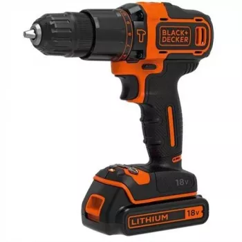 Black & Decker BDCHD18-QW berbequim de percussão a bateria 18V 1400 RPM preto/laranja